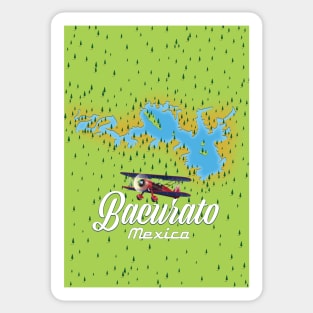 Bacurato mexico lake map Sticker